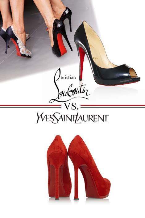 louboutin contre yves saint laurent|christian louboutin.